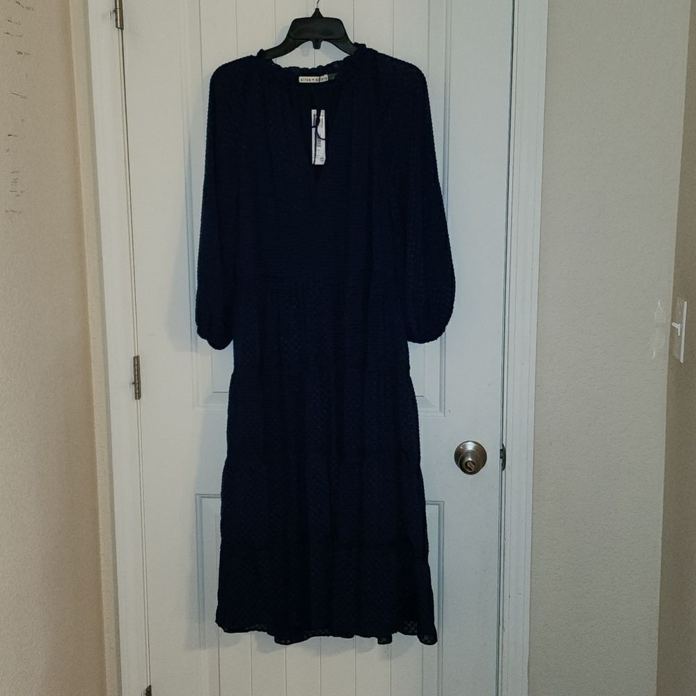 Alice and Olivia Navy Dress - Picture 6 of 8